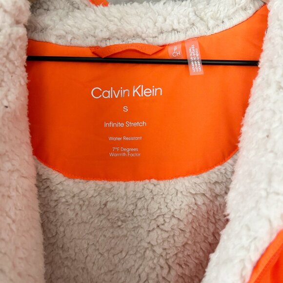 Calvin Klein Men's Hooded Quilted Coat with Sherpa Lining - Picture 10 of 11